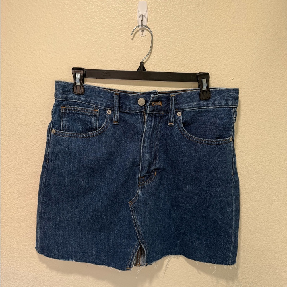 Madewell Blue Denim Skirt